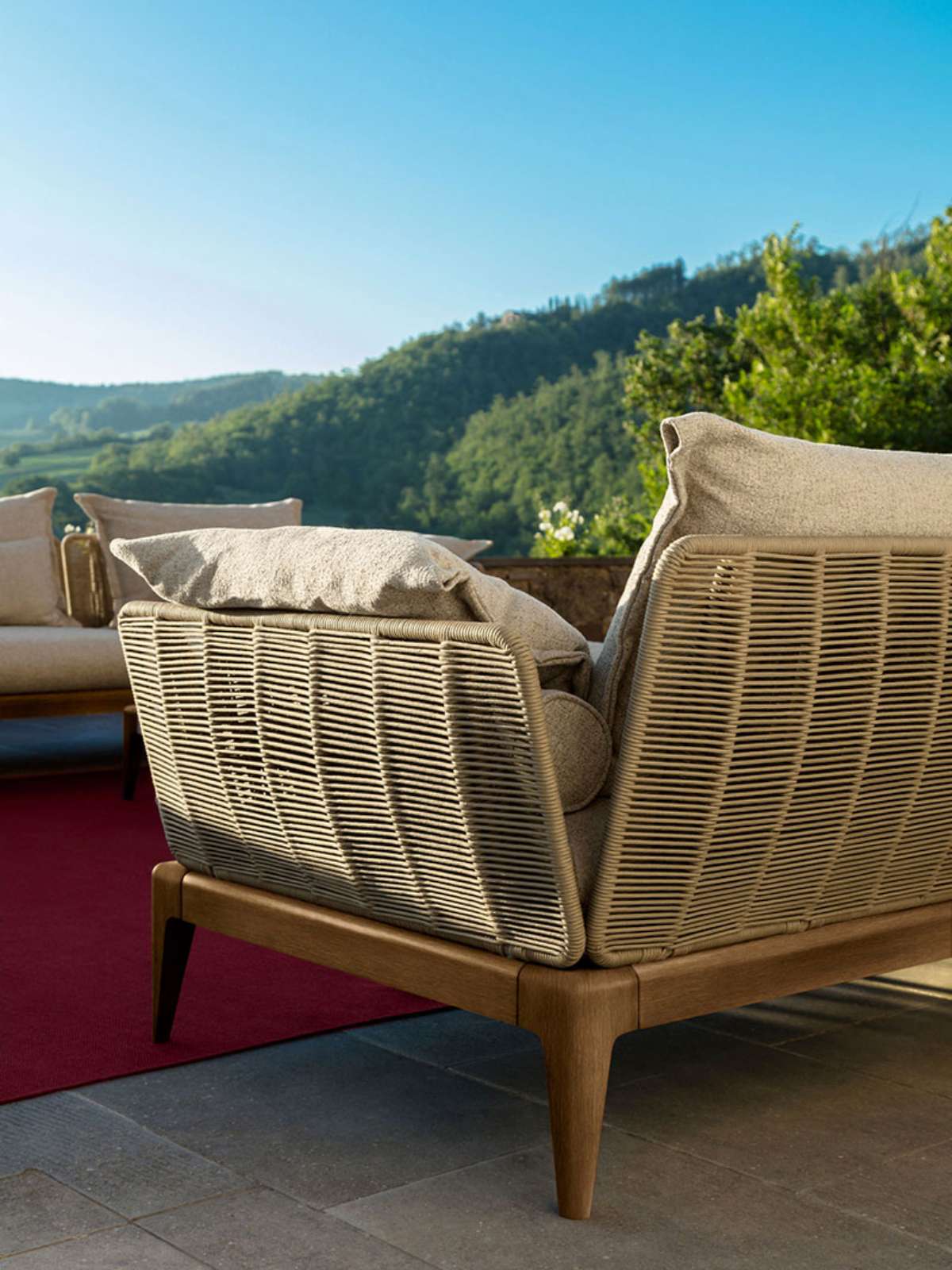 Divano a 3 posti Cruise//Teak <br>by Talenti