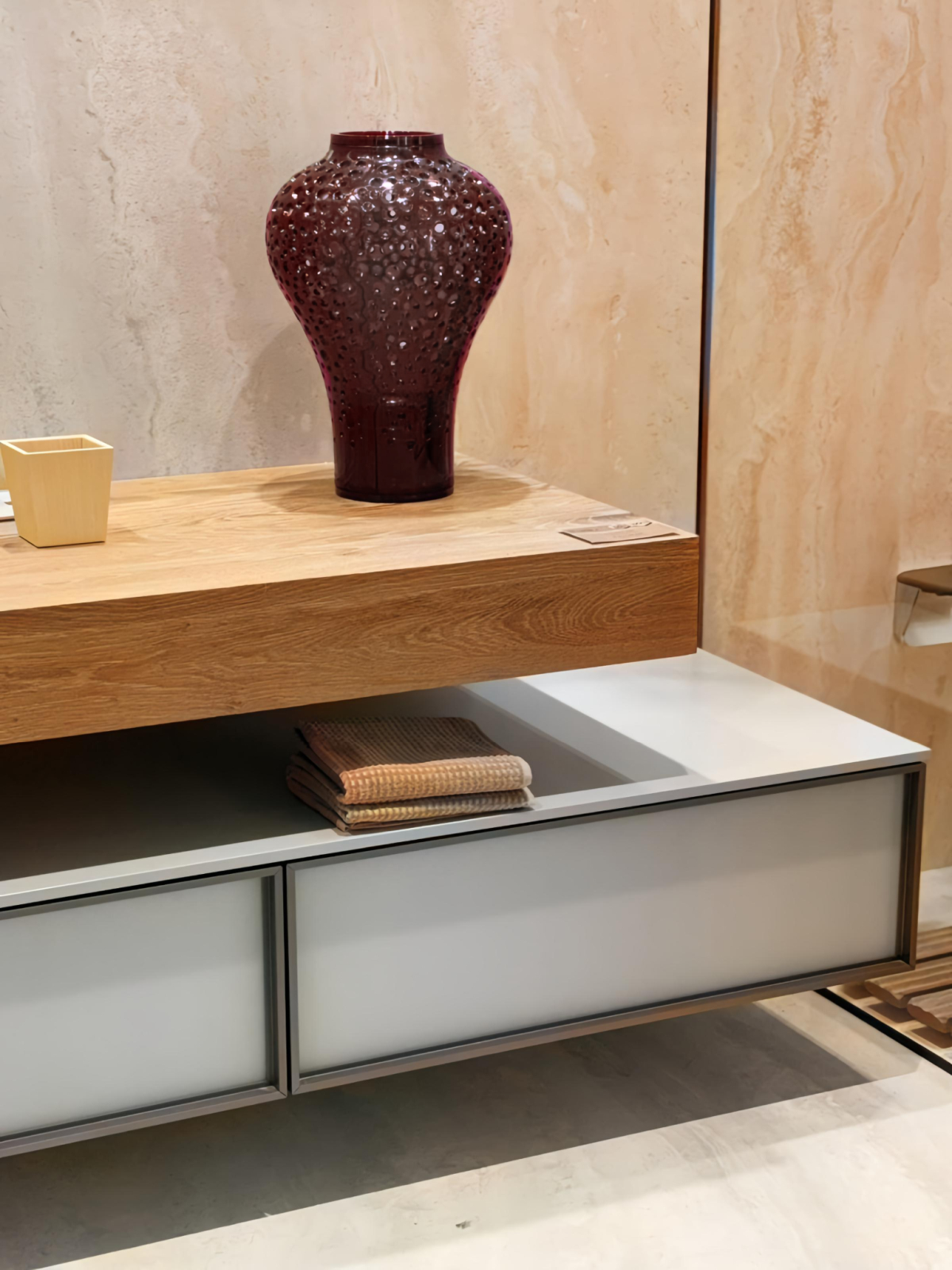 Mobile lavabo Bespoke <br>by Antonio Lupi