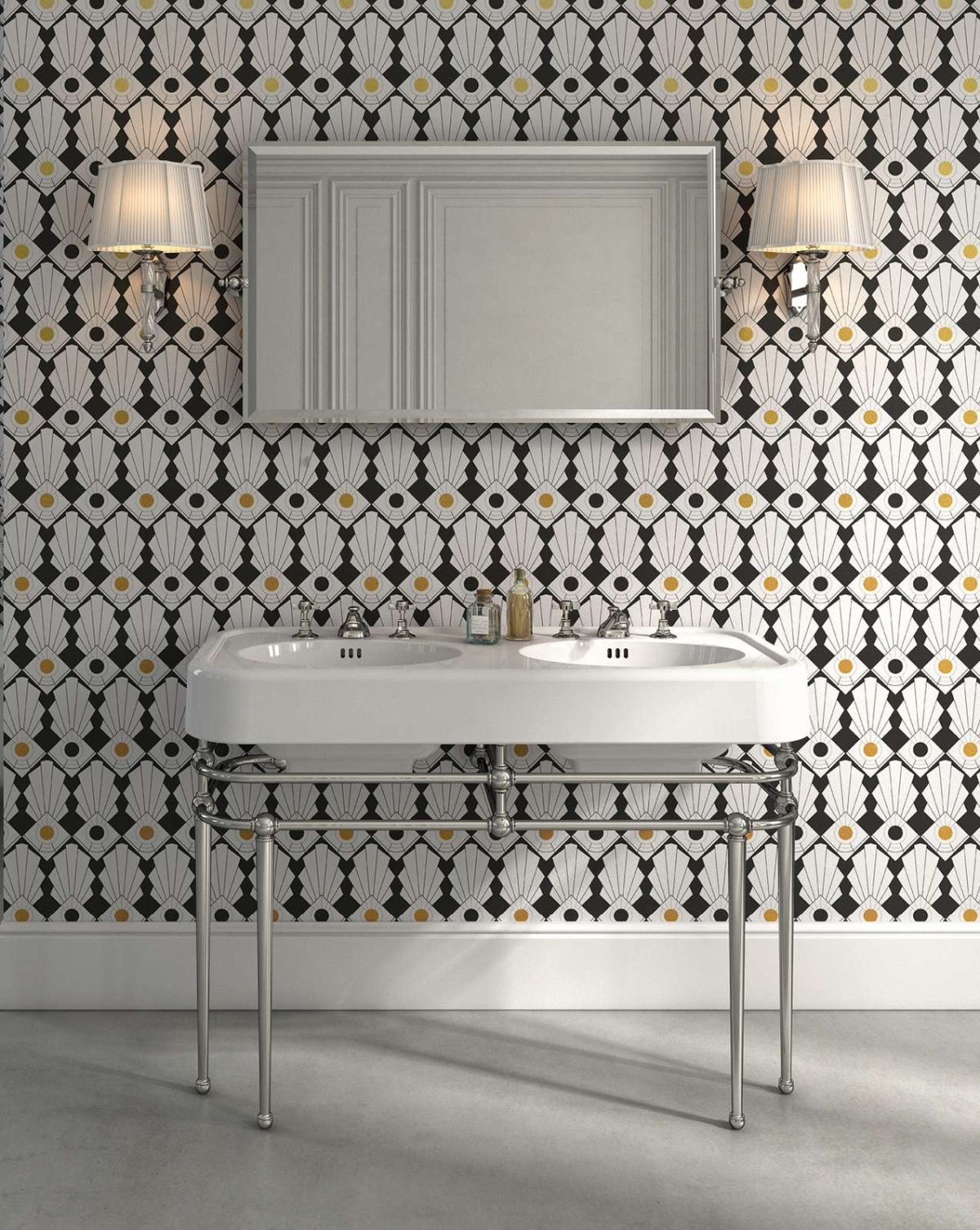 Consolle Memphis+doppio Lavabo <br>by Devon&Devon