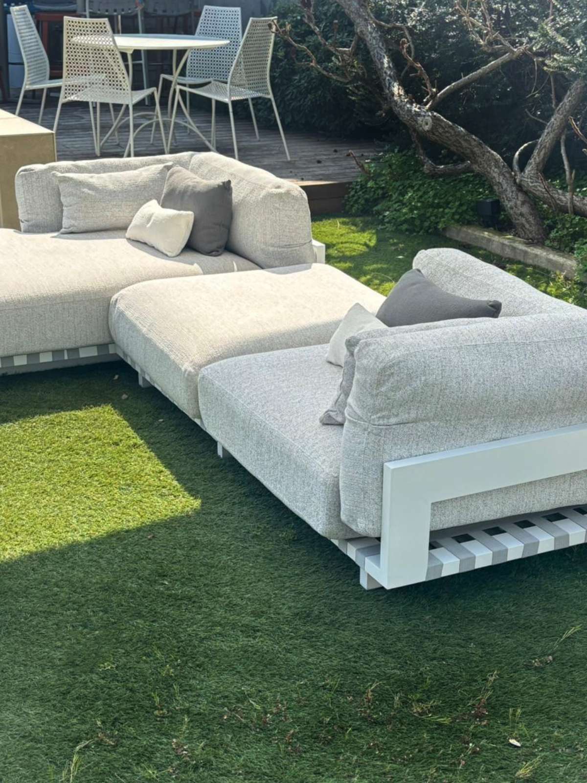 Divano modulare Argo//Alu <br>by Talenti