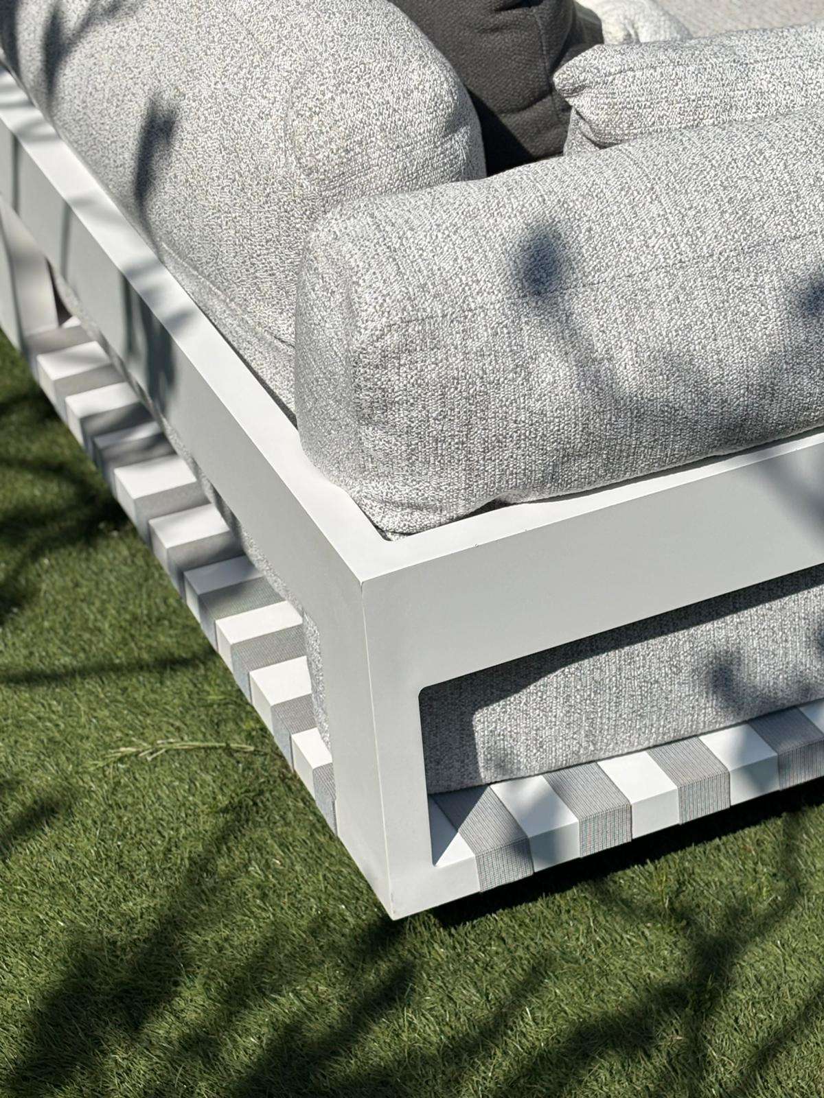 Divano modulare Argo//Alu <br>by Talenti