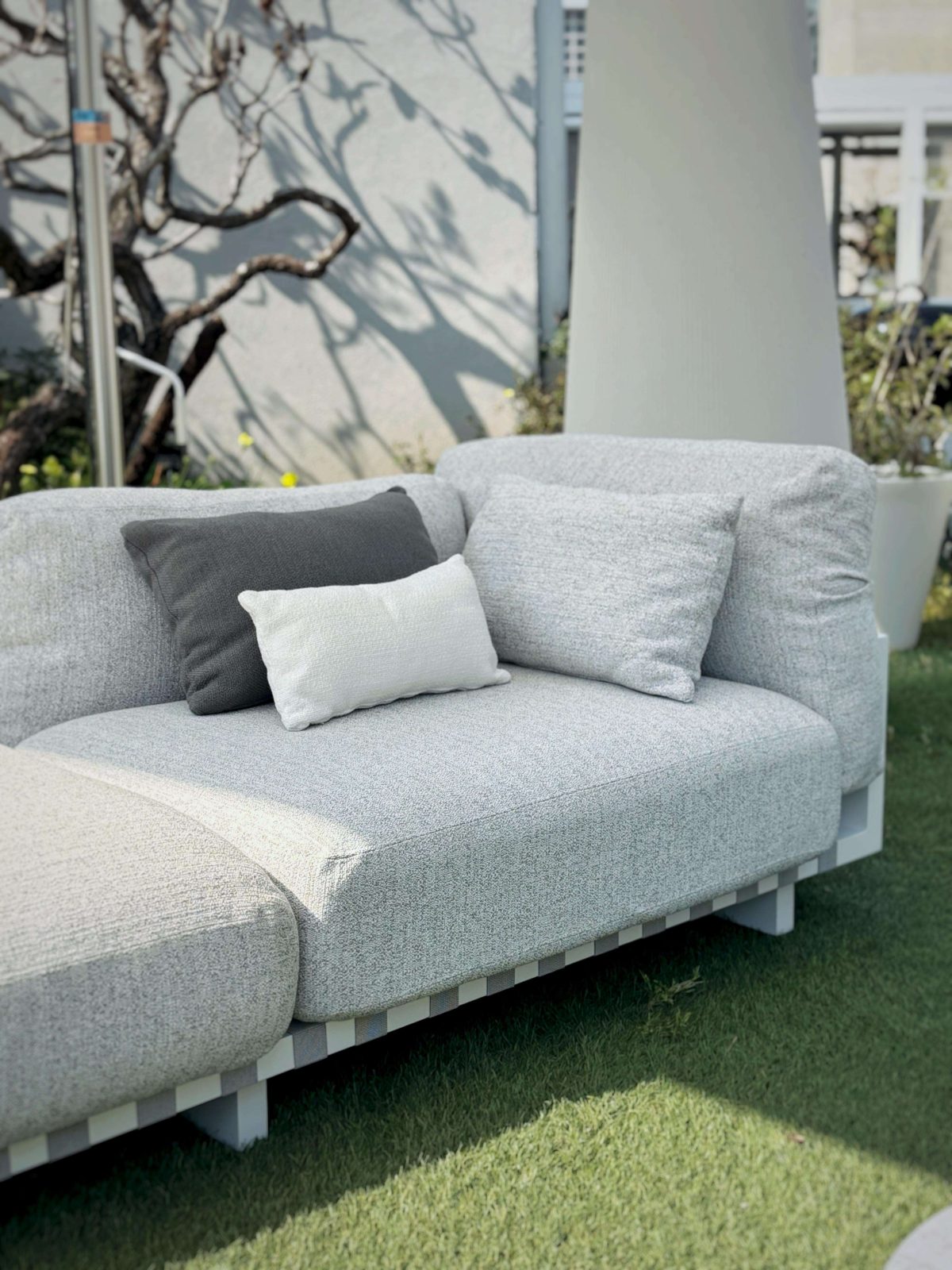 Divano modulare Argo//Alu <br>by Talenti