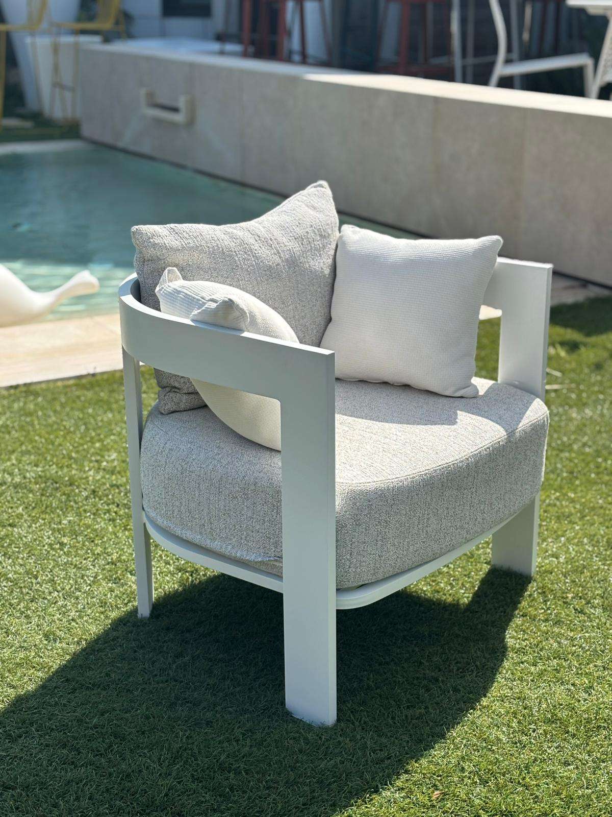 Poltrona Argo//Alu Lounge <br>by Talenti