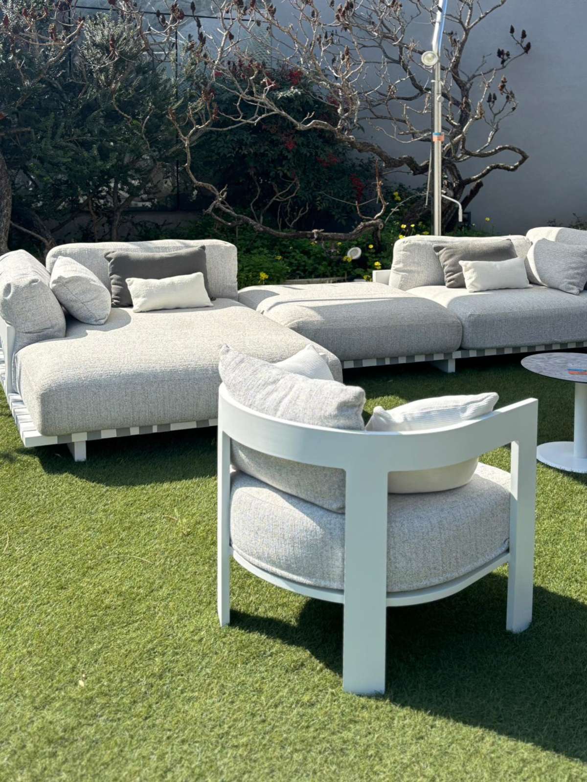 Poltrona Argo//Alu Lounge <br>by Talenti