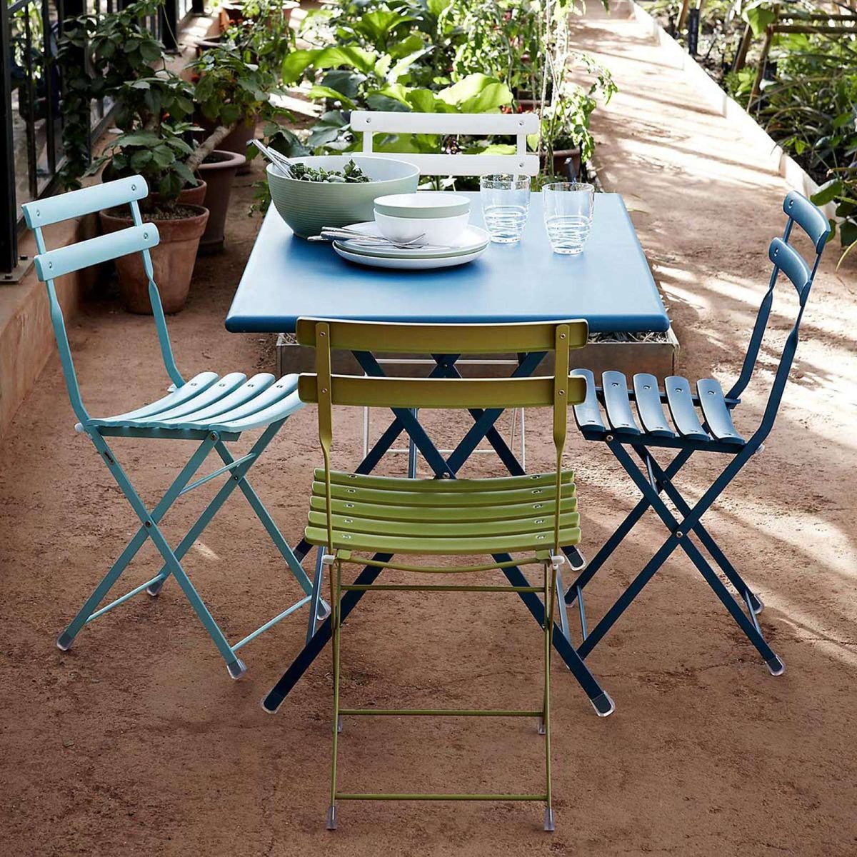 Sedia pieghevole Arc en Ciel <br>by Emu