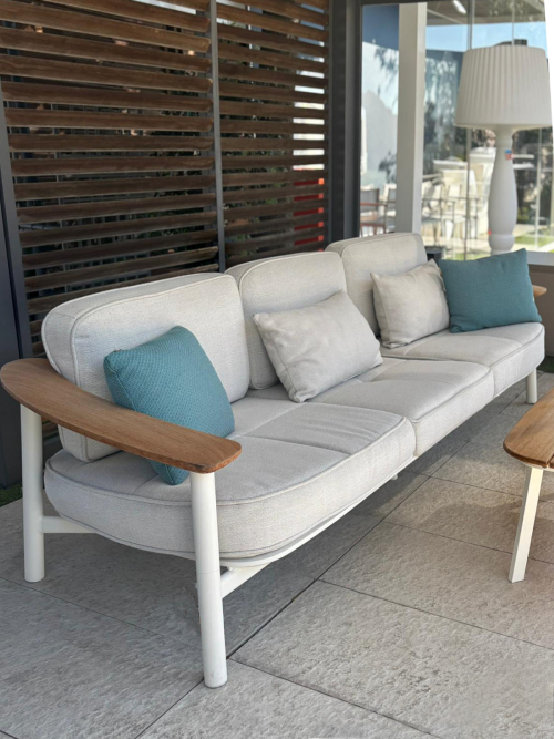 Divano Twìns Alu||Teak <br>by Emu