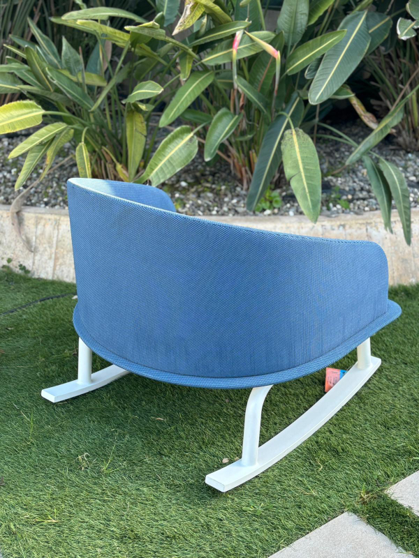 Poltrona a dondolo CleoSoft//Alu <br>by Talenti