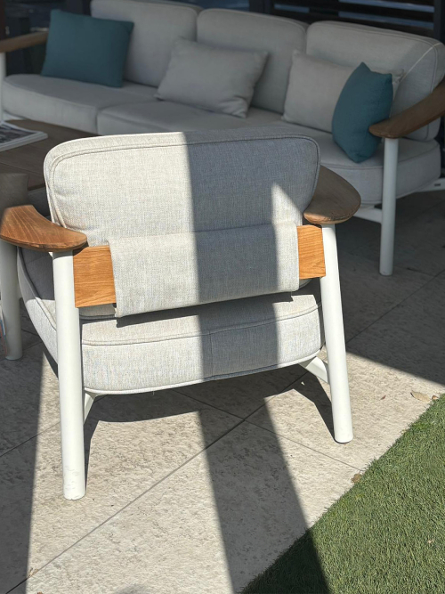 Poltrona Twìns Alu||Teak <br>by  Emu