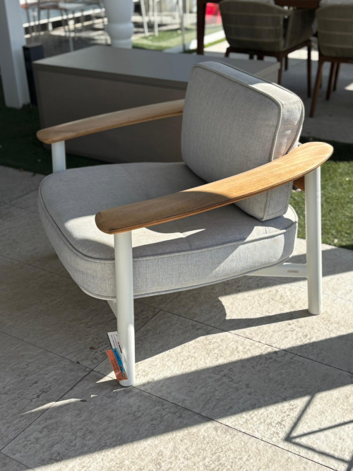 Poltrona Twìns Alu||Teak <br>by  Emu