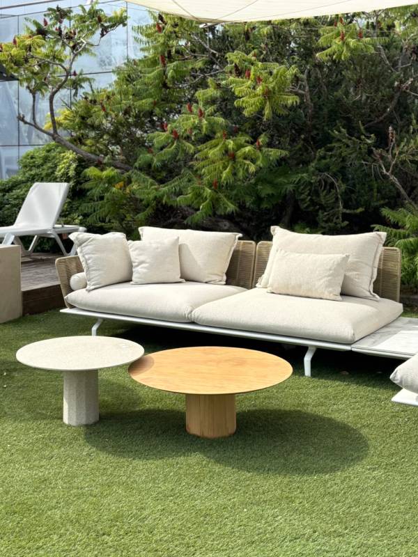 Divano con penisola Cruise//Alu<br>by Talenti