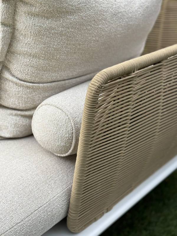 Divano con penisola Cruise//Alu<br>by Talenti