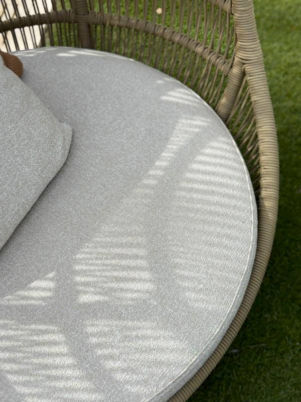 Sedia Panama a uovo con base <br>by Talenti