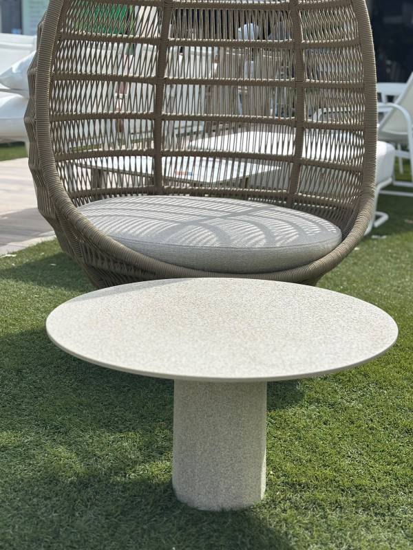 Sedia Panama a uovo con base <br>by Talenti