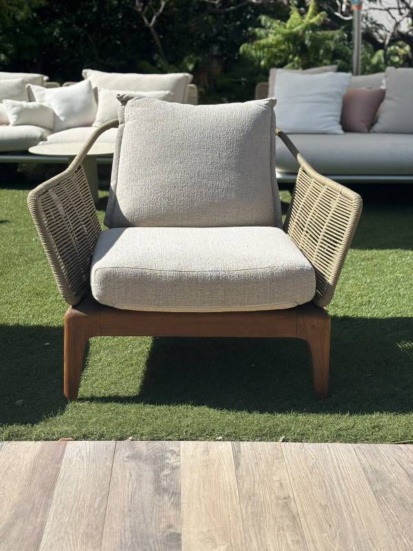 Poltrona Living Cruise Teak <br>by Talenti