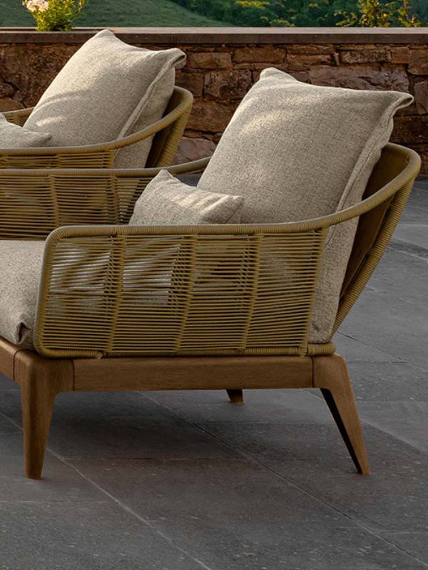 Poltrona Living Cruise Teak <br>by Talenti